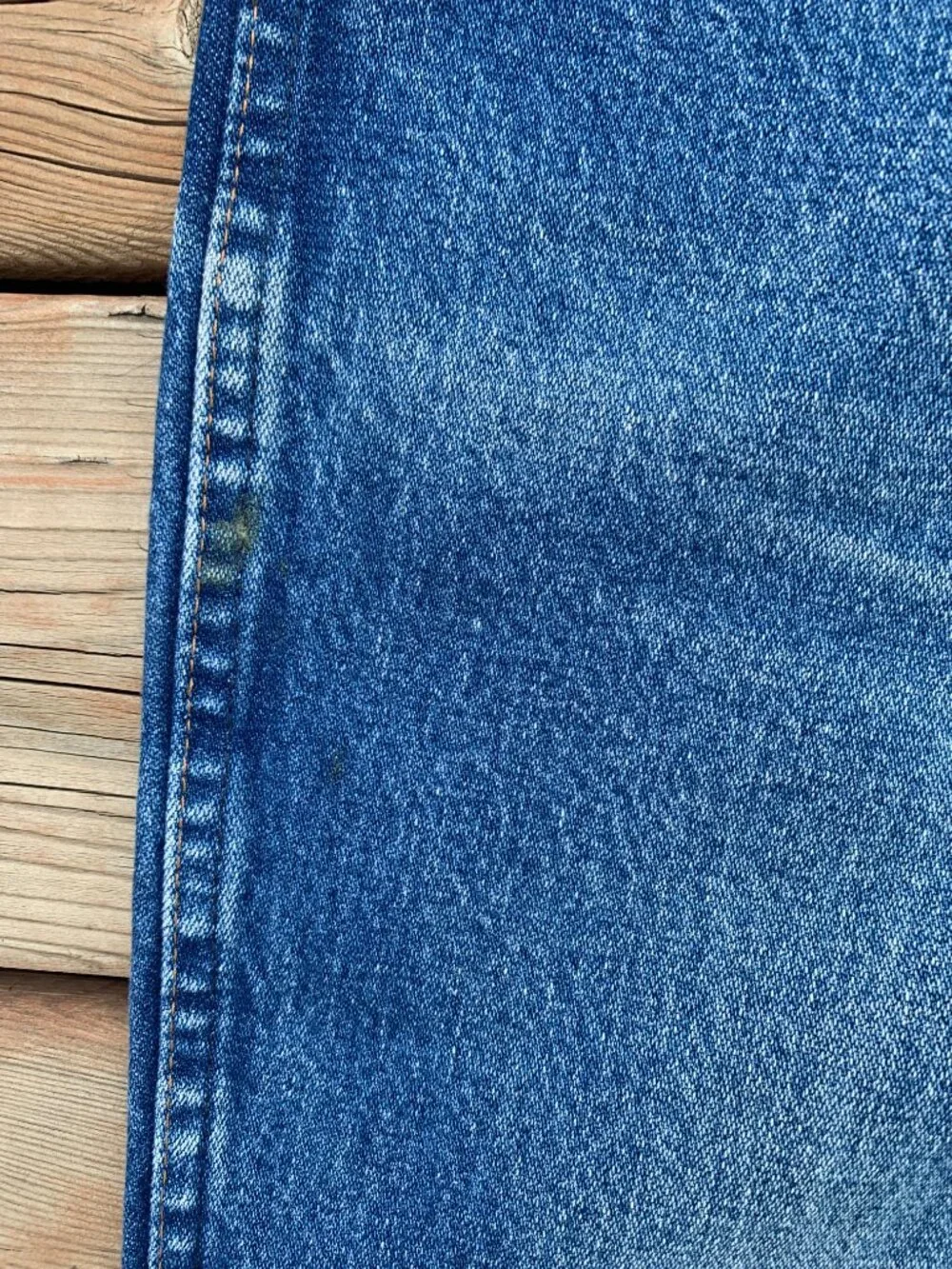 Vtg Wrangler Jeans Mens 34x29 Cowboy Cut Bootcut Faded Distressed Western Denim